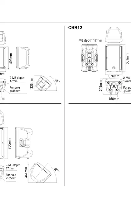 yamaha雅马哈CBR Dimensions